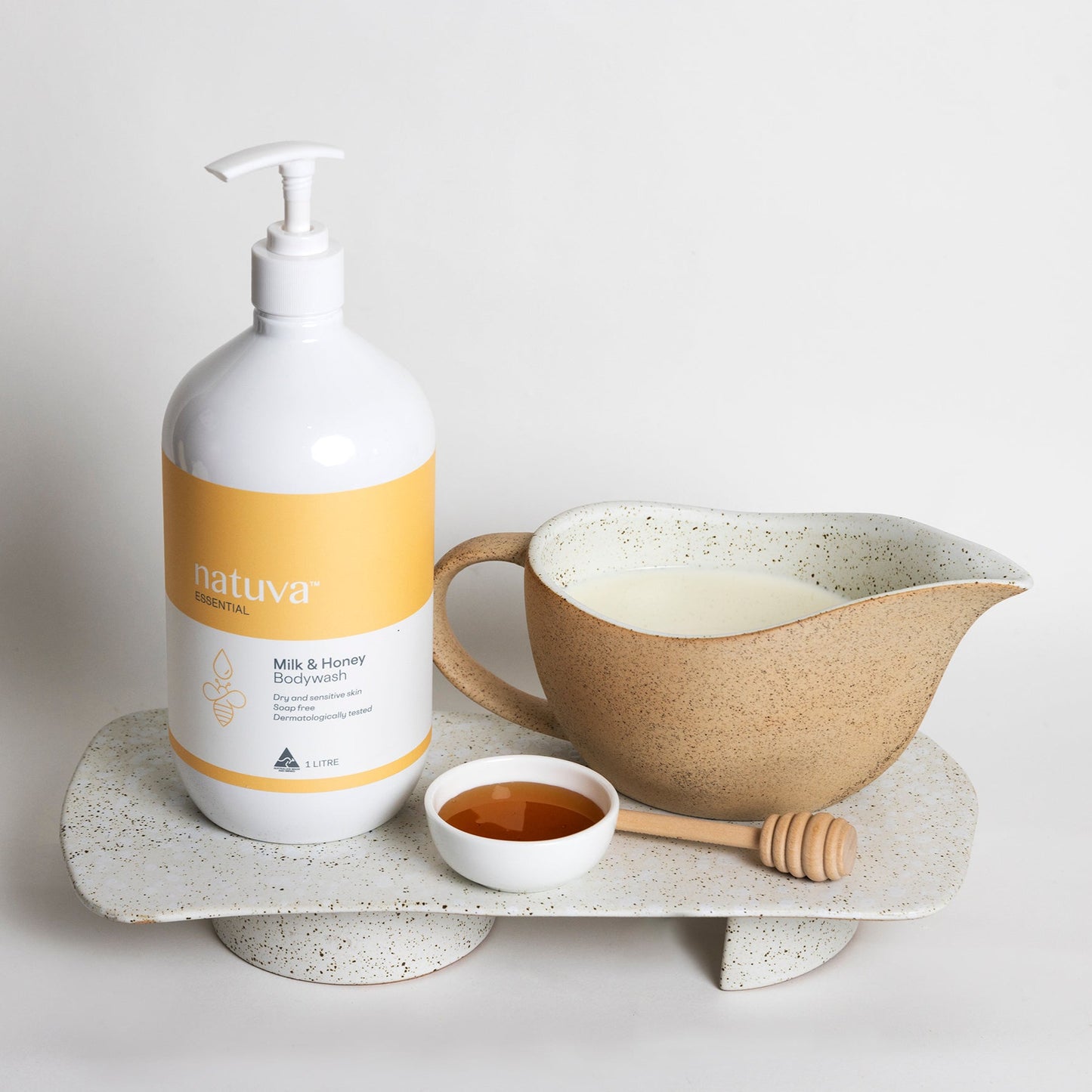 Natuva Milk Honey Body Wash